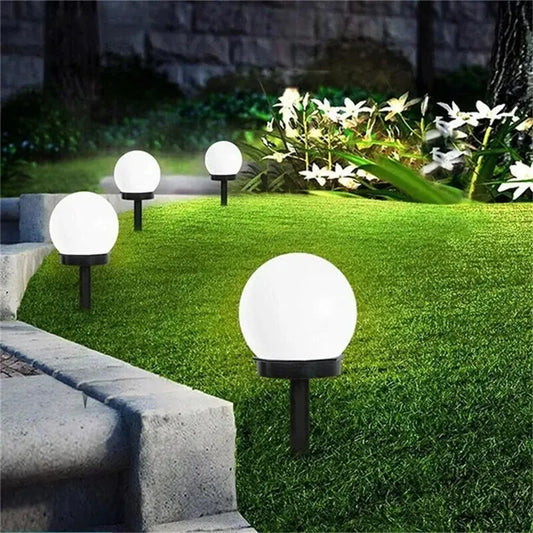 Solar Garden Light Round Ball Bulb Light LED