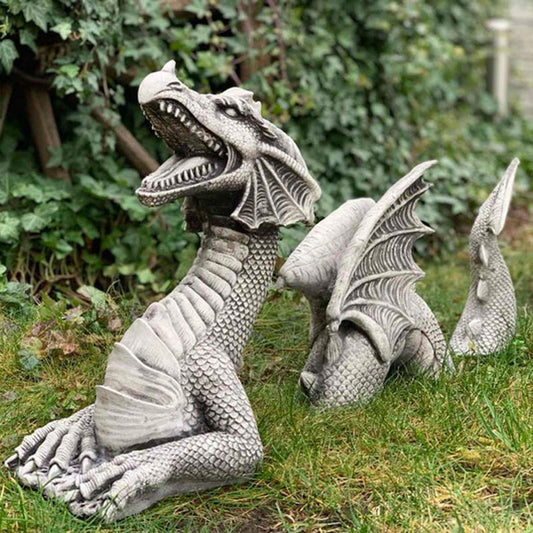 Flying Dragon Lawn Sculpture