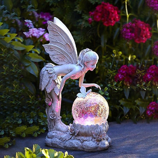 Fairy Solar Light Statue