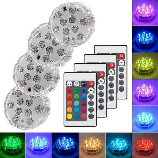 Submersible Led Light for Swimming Pool W/ Remote