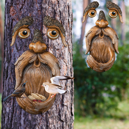 Decorative Face Bird Feeder - youroutdoorjourney22