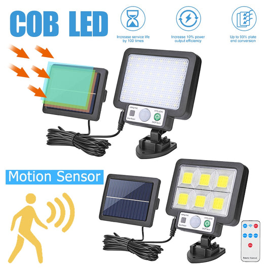 Motion Sensor Solar Powered Spotlight