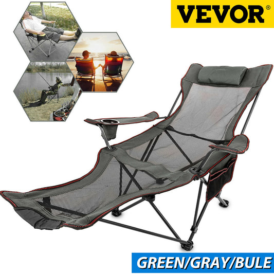 Backrest Folding Chair With Footrest - youroutdoorjourney22