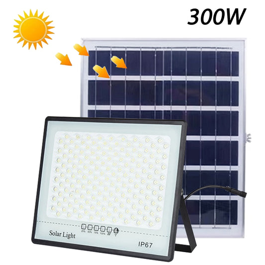 Solar LED Flood Light  with Remote Control - youroutdoorjourney22